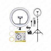 Ring Light 8 Pol + Tripé De Mesa + Suporte Cel Video Cor da estrutura Preto Cor da luz Branco frio, Branco Quente, Amarela 110V/220V Adicionar aos favoritos