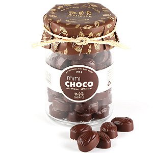 Pote de Mini Chocolates 65% Cacau