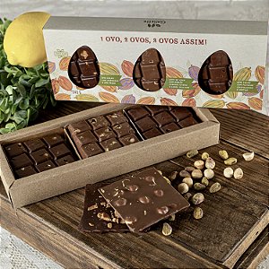 Caixa de Barras de Chocolates Veganos