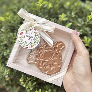 Hamsa de Chocolate ao Leite com Gianduia