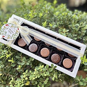 Caixa de 12 Bombons Caramelo de Maçã & Gianduia
