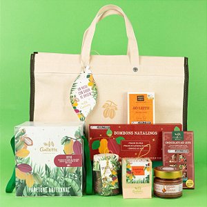 Cesta de Natal na Floresta de Cacau