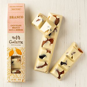 Barrinhas Chocolate Branco Nuts & Berries (40g)