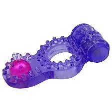 Anel Peniano com Pérola Estimuladora e Vibrador - Sexy Import