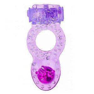 Anel Peniano com Vibrador e Pérola Estimuladora - Vip Mix