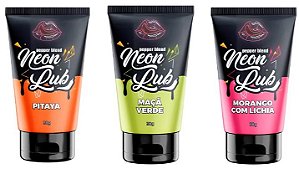 Neon Lub Gel Comestível Brilha em Luz Negra 30g – Cosmético Íntimo | Pepper Blend