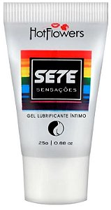 Gel Deslizante Sete Sensações 25g – Cosmético Íntimo | Hot Flowers