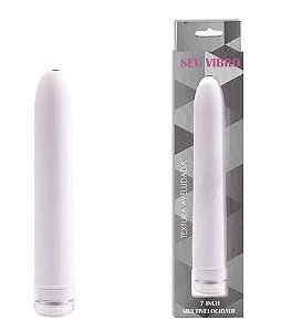 Vibrador Personal Aveludado Multivelocidade 17,5cm – Acessório Íntimo | Vip Mix