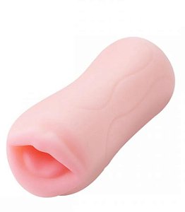 Lilo Masturbador Masculino em Formato de Boca Com Textura Interna - Vip Mix