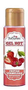 Gel Hot Aromatizante Frutas Vermelhas 35ml – Cosmético Íntimo | Hot Flowers
