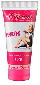 Apertadinha de Morango Gel Adstringente 15g – Massagem Corporal | 40 Graus