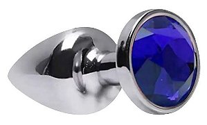 Plug Anal Prata Com Joia - Diversão Ao Cubo