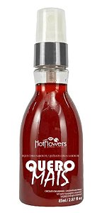 Quero Mais Gel para Massagem Corporal Beijável Chocolate com Morango 85ml – Cosmético Íntimo | Hot Flowers
