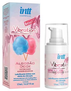 Vibration Gel Excitante que Vibra Power Sabor Algodão Doce 17ml – Cosmético Íntimo | Intt
