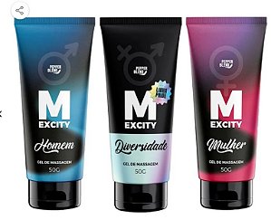 M Excity Gel de Massagem Comestível 50g – Cosmético Íntimo | Pepper Blend