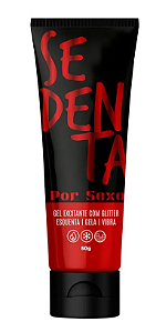 Sedenta por Sexo Gel Comestível com Glitter 50 g – Cosmético Íntimo Beijável | Pepper Blend
