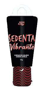 Sedenta Vibrante Vibrador Líquido Comestível 18 g – Cosmético Íntimo Beijável | Pepper Blend