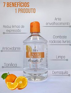 Água Micelar Solução De Limpeza 7 Em 1 500ml Tif`s