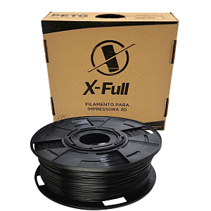 Filamento 3D PETG Preto XFULL