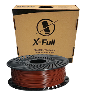 Filamento 3D PETG Marrom Terracota XFULL