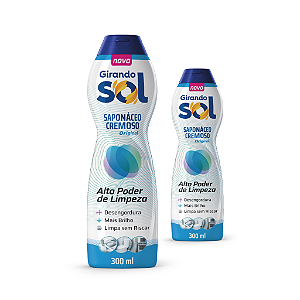 Saponáceo cremoso 300ml Girando Sol