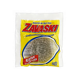 Esponja de Aço Inox Zavaski Multiuso