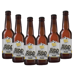 CERVEJA JIMMY ANDY BIRD PILSEN -  CX C/ 6 GARRAFAS 500ML