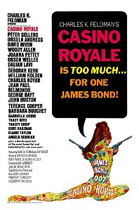 Poster Cartaz 007 Cassino Royale 1967 B