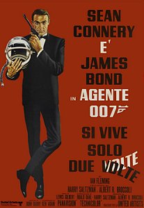 Poster Cartaz Com 007 só se Vive Duas Vezes C