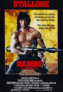 Poster Cartaz Rambo 2 A Missão