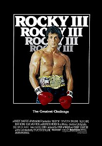 Poster Cartaz Rocky 3 III B