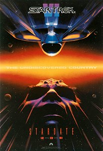 Poster Cartaz Jornada Nas Estrelas Star Trek 6 VI B