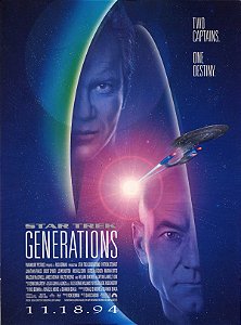 Poster Cartaz Jornada Nas Estrelas Star Trek Generations