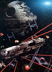 Poster Cartaz Guerra Nas Estrelas Star Wars Ep 6 VI G