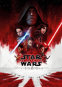 Poster Cartaz Star Wars Os Últimos Jedi A