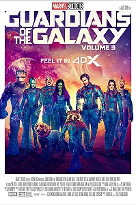 Poster Cartaz Guardiões da Galáxia Vol. 3 C