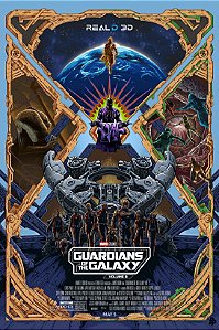 Poster Cartaz Guardiões da Galáxia Vol. 3 F