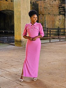 Vestido Suzana - Rosa