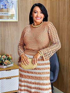 Conjunto em Tricô Nude
