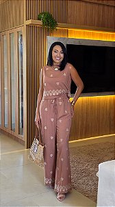 Conjunto Navy Marron