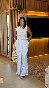 Conjunto Navy Branco