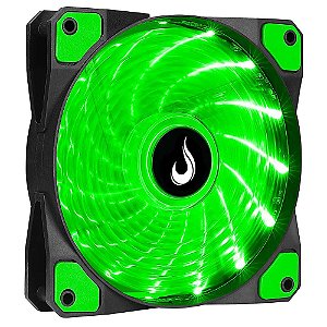 Fan Gamer Rise Mode Wind Led Verde - RM-WN-01-BG