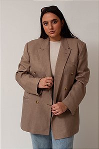 Blazer Bruno Riveira e Garbo bege - 44