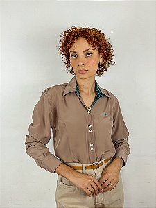 Camisa Dudalina marron - 40