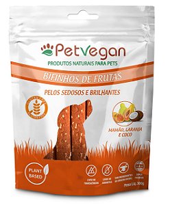 Bifinho PetVegan Frutas > Mamão, Laranja e Coco 300g