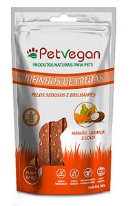 Bifinho PetVegan Frutas > Mamão, Laranja e Coco 60g