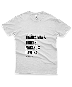 Camiseta Básica Masculina Meus Amigos Exus
