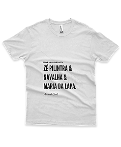 Camiseta básica Masculina Salve a Malandragem