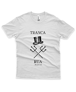 Camiseta básica Masculina Exu Tranca Rua