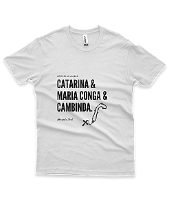 Camiseta básica Masculina Salve as Pretas Velhas